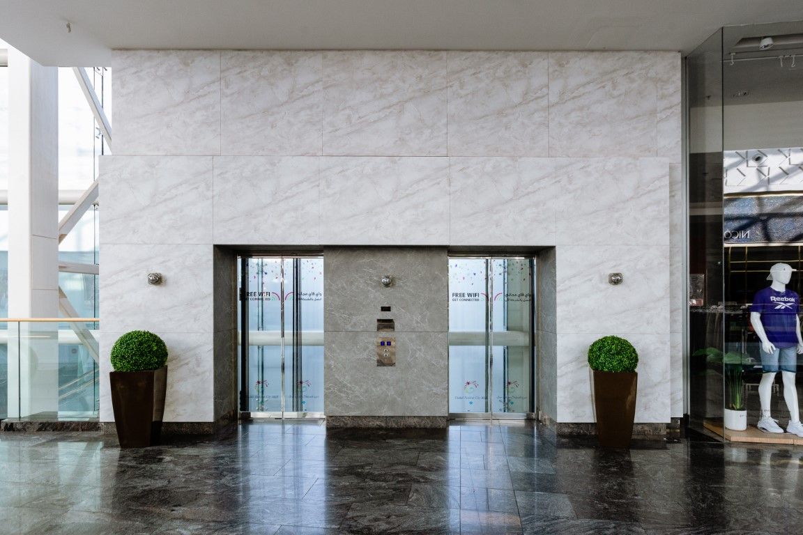 Elevator Lobby after renovation